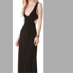 Black cut out dress